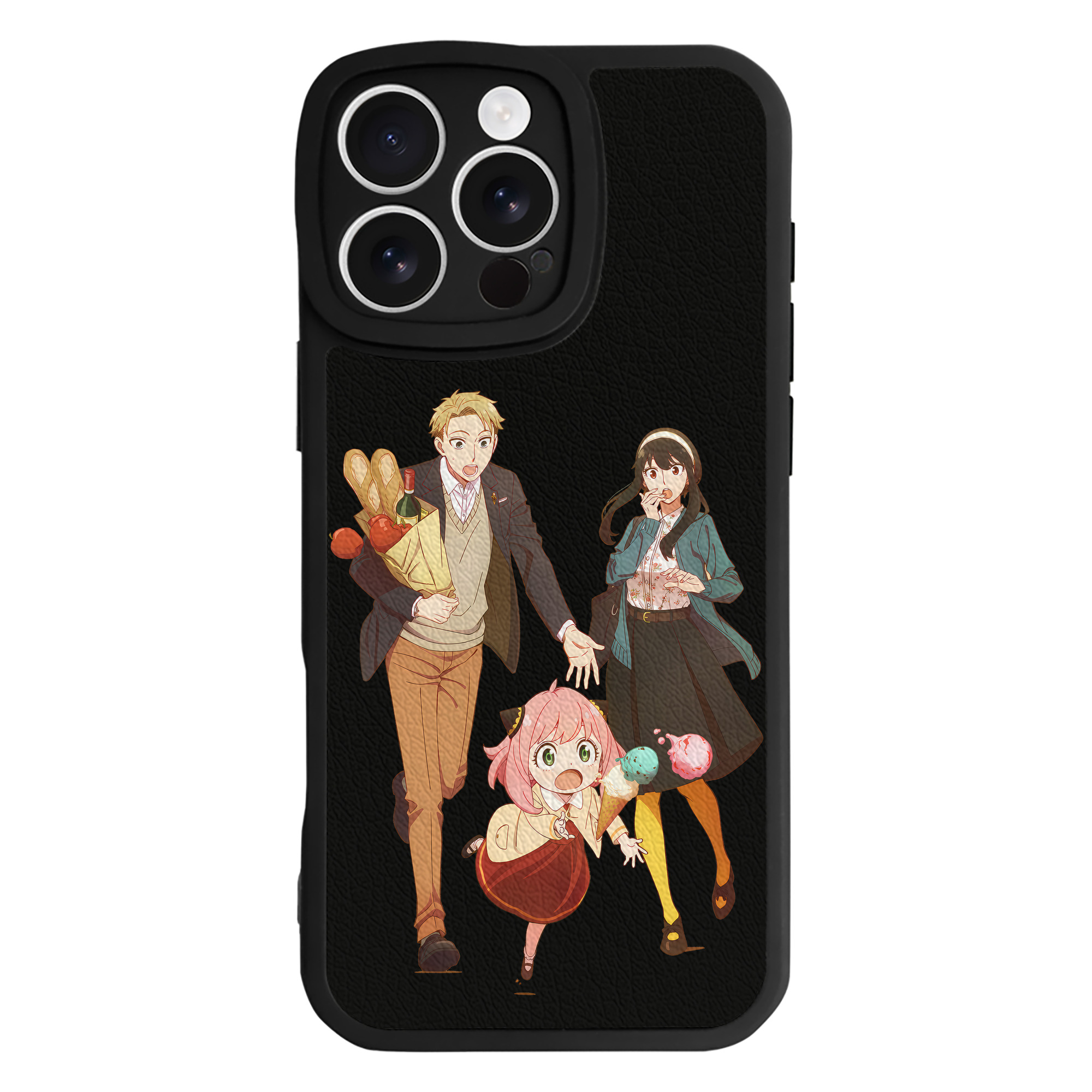（画像用） SPY×FAMILY间谍家家酒 【iPhone 16シリーズ対応】シリコンスマホケース（レザー調） 材質：シリコン